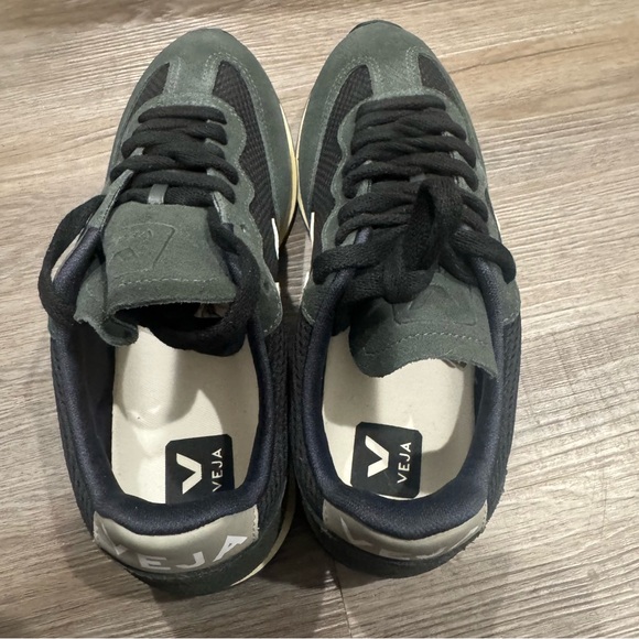 Veja Rio Bronco Alveomesh Black White Oxford Grey Sneakers - Picture 4 of 11